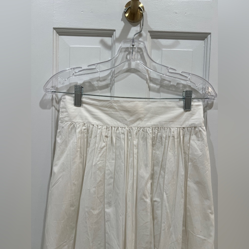 Marea by Liz Joy Two Piece Set White Cotton Maxi Skirt & Top Women’s Size S - Picture 5 of 15